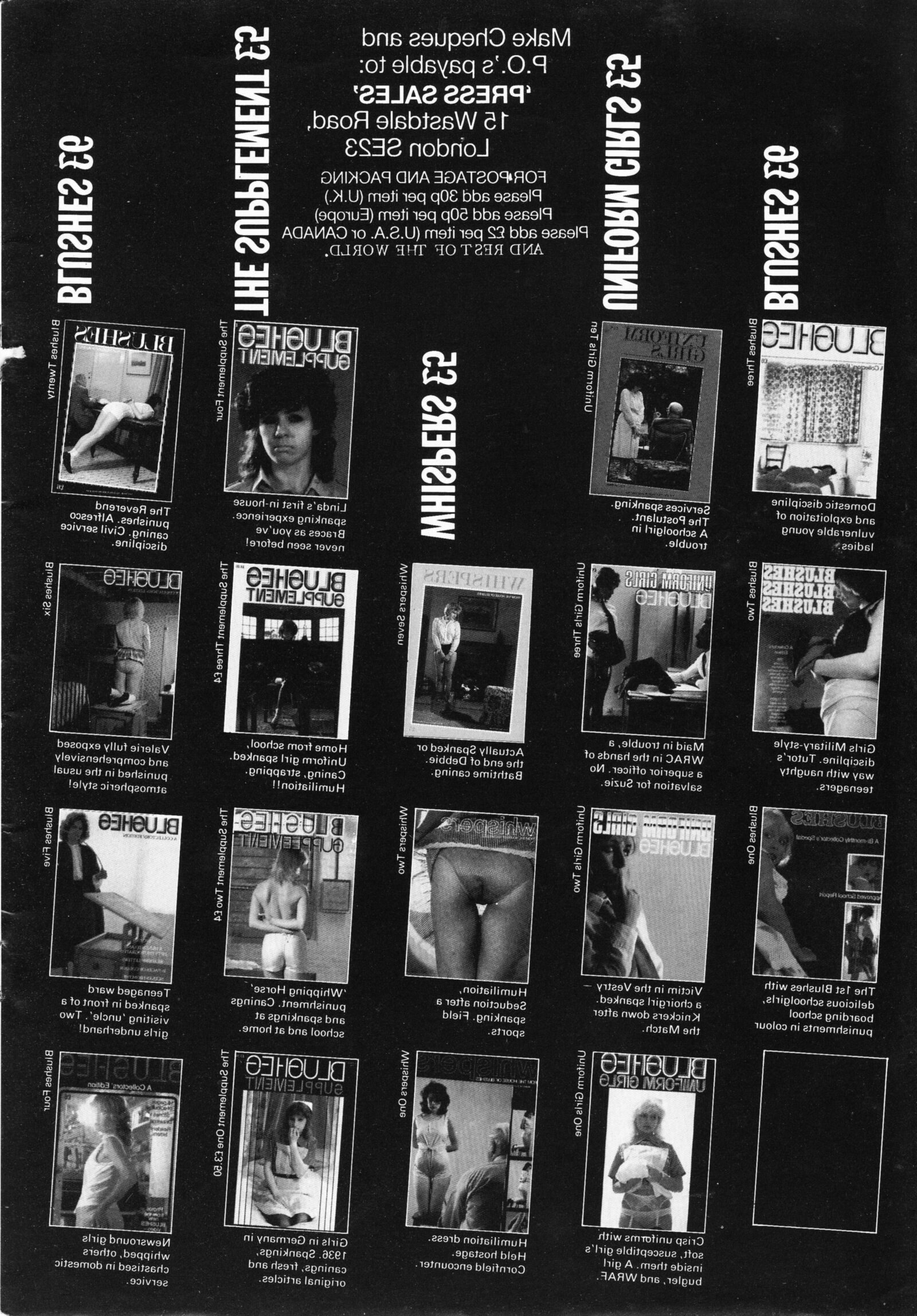 Retro Spanking Blushes Issue completo