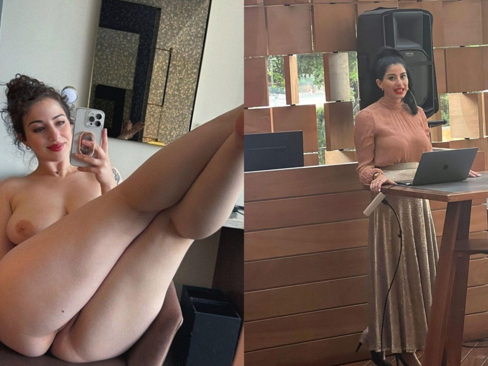 aficionados desnudos vestidos