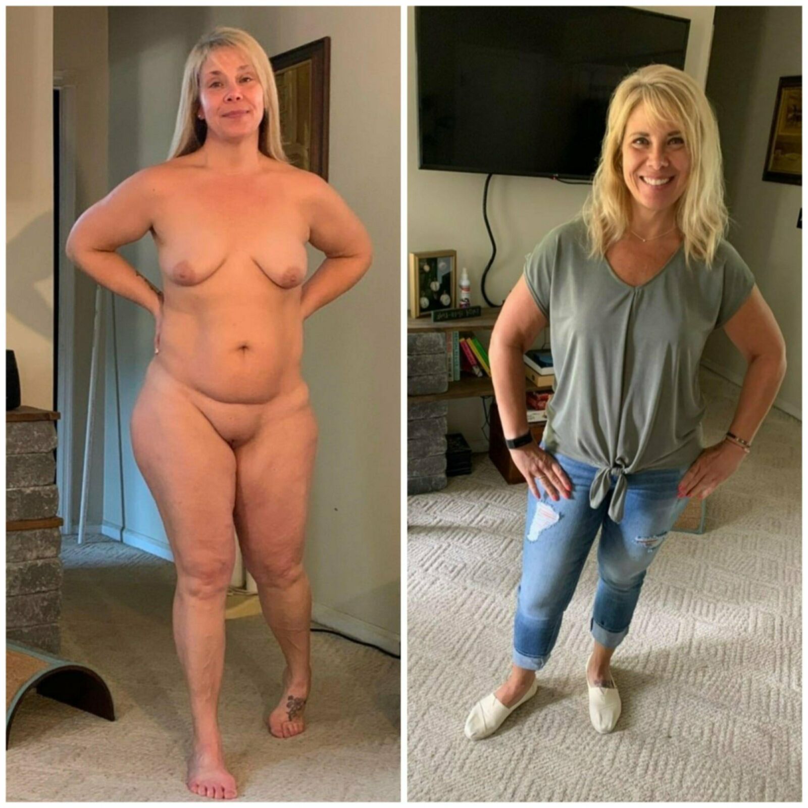 aficionados desnudos vestidos