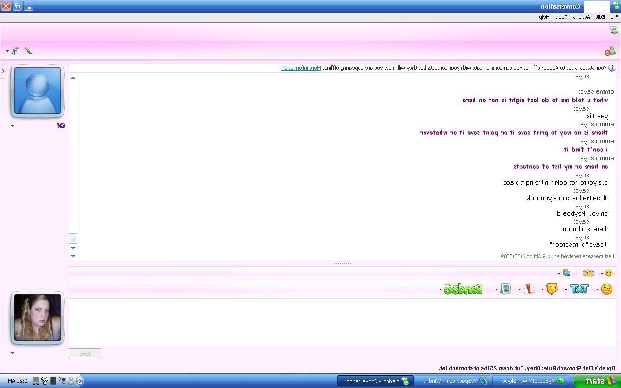 Viejo chat de yahoo