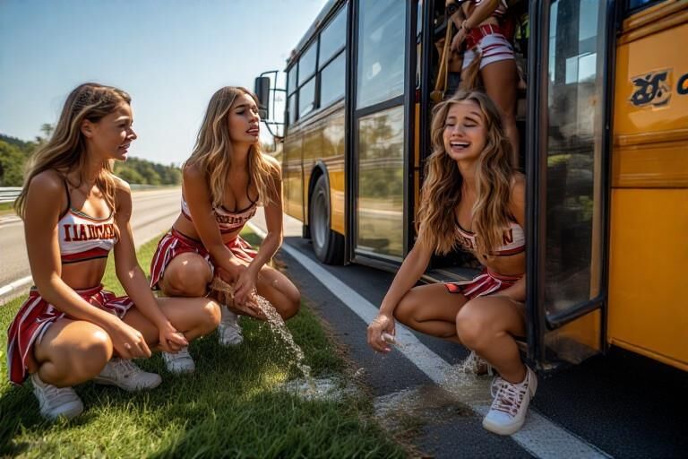 Bustin 'Cheerleaders à la fin de la corde!