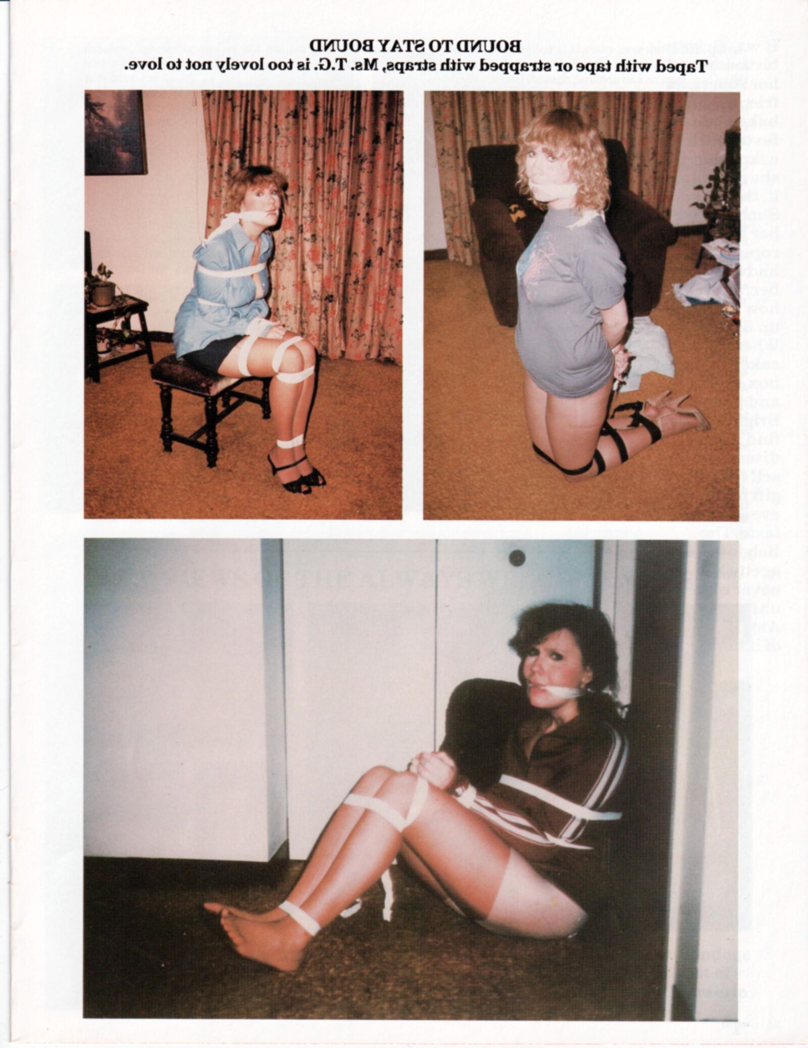 Vintage bondage magazine Bondage Parade 