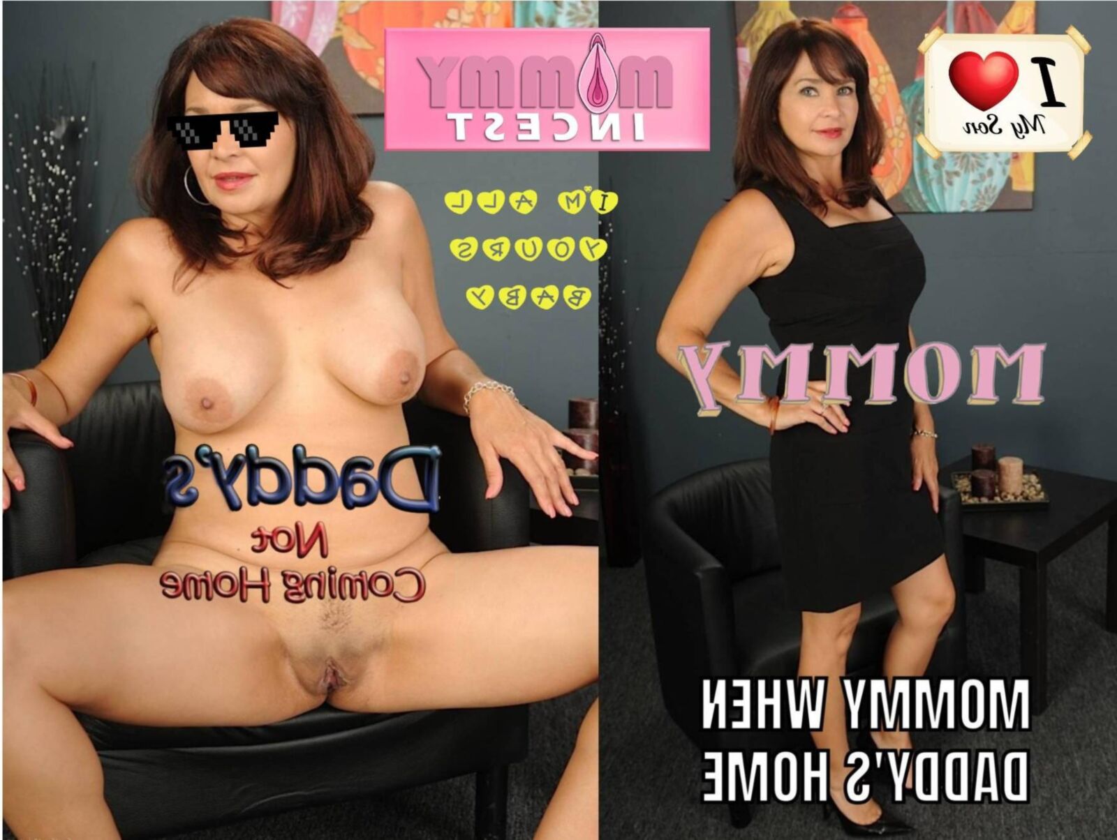 Mommy Son Incest Fantasy \"Daddy\'s Not Coming Home\" No. 