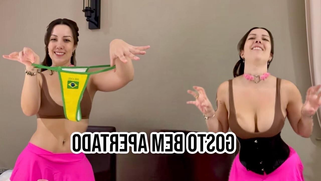 Carol Big Butt Big seios campista brasileiro YouTuber Girl Hot Shots