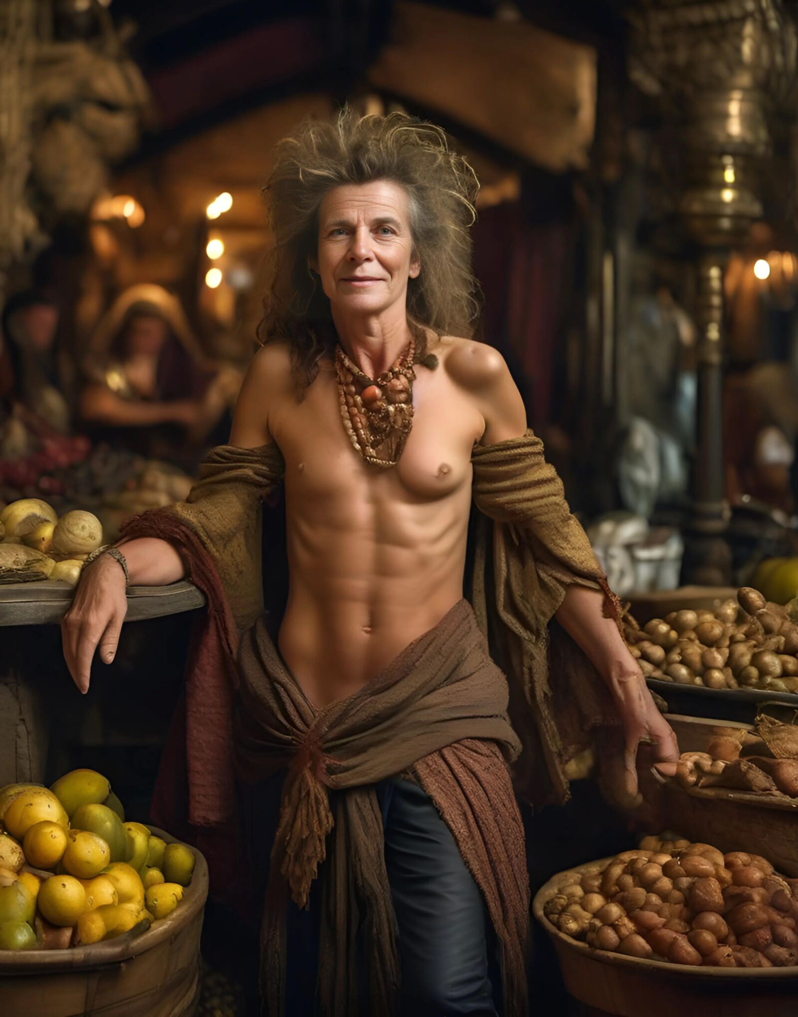 AI Granny Medieval Market