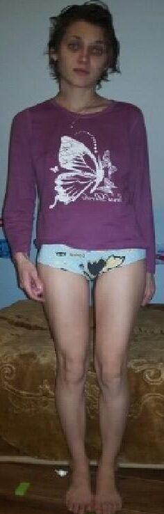 Polaco flaco maja en Cat Undies nn