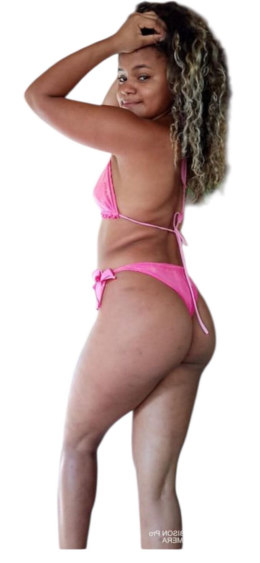 Latina süße große Butt -Aufkleber