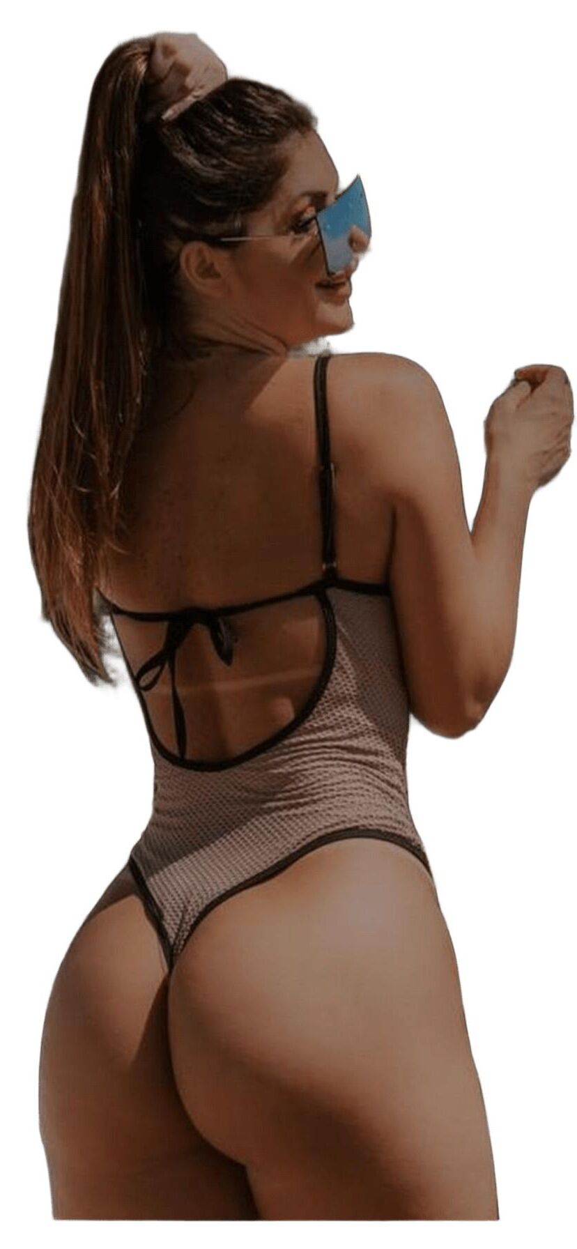 Latina süße große Butt -Aufkleber