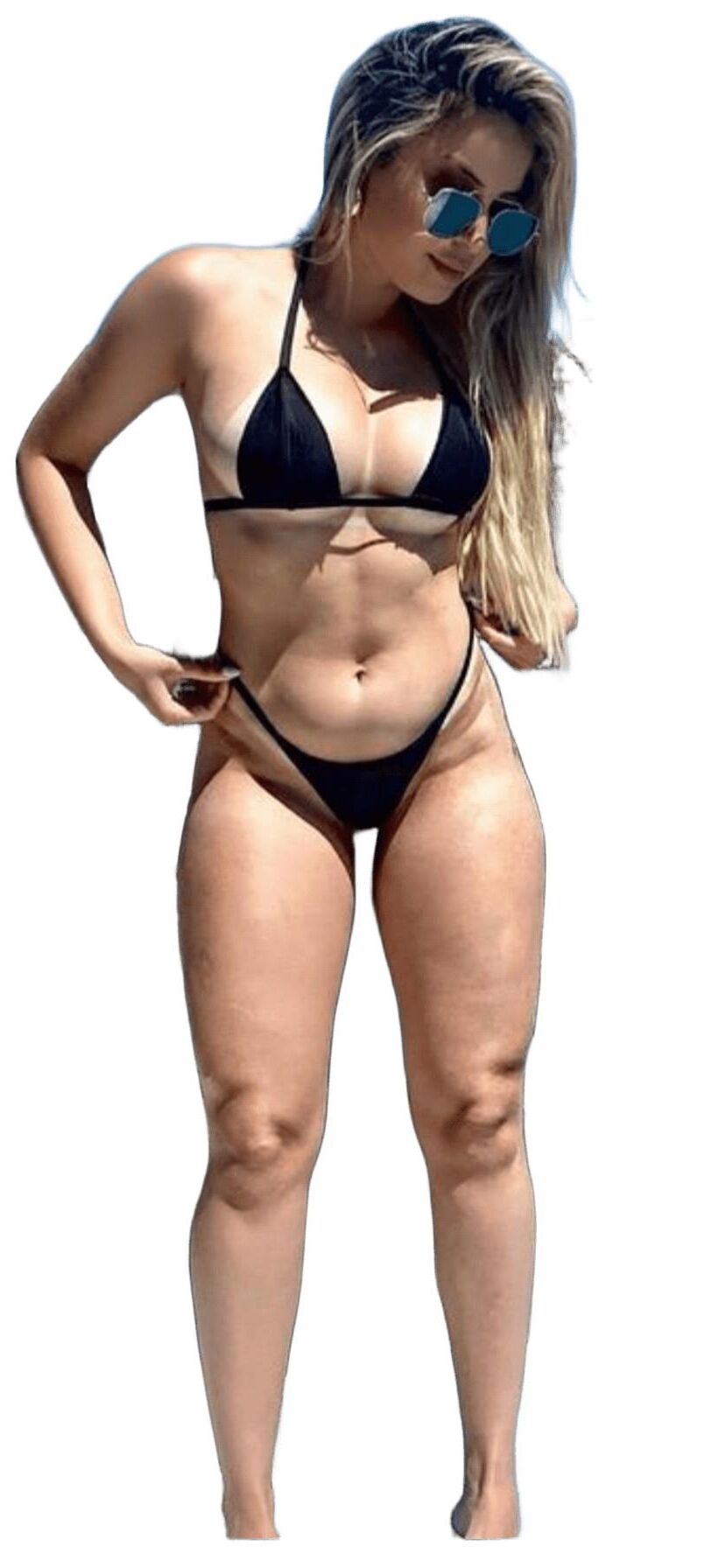 Latina süße große Butt -Aufkleber