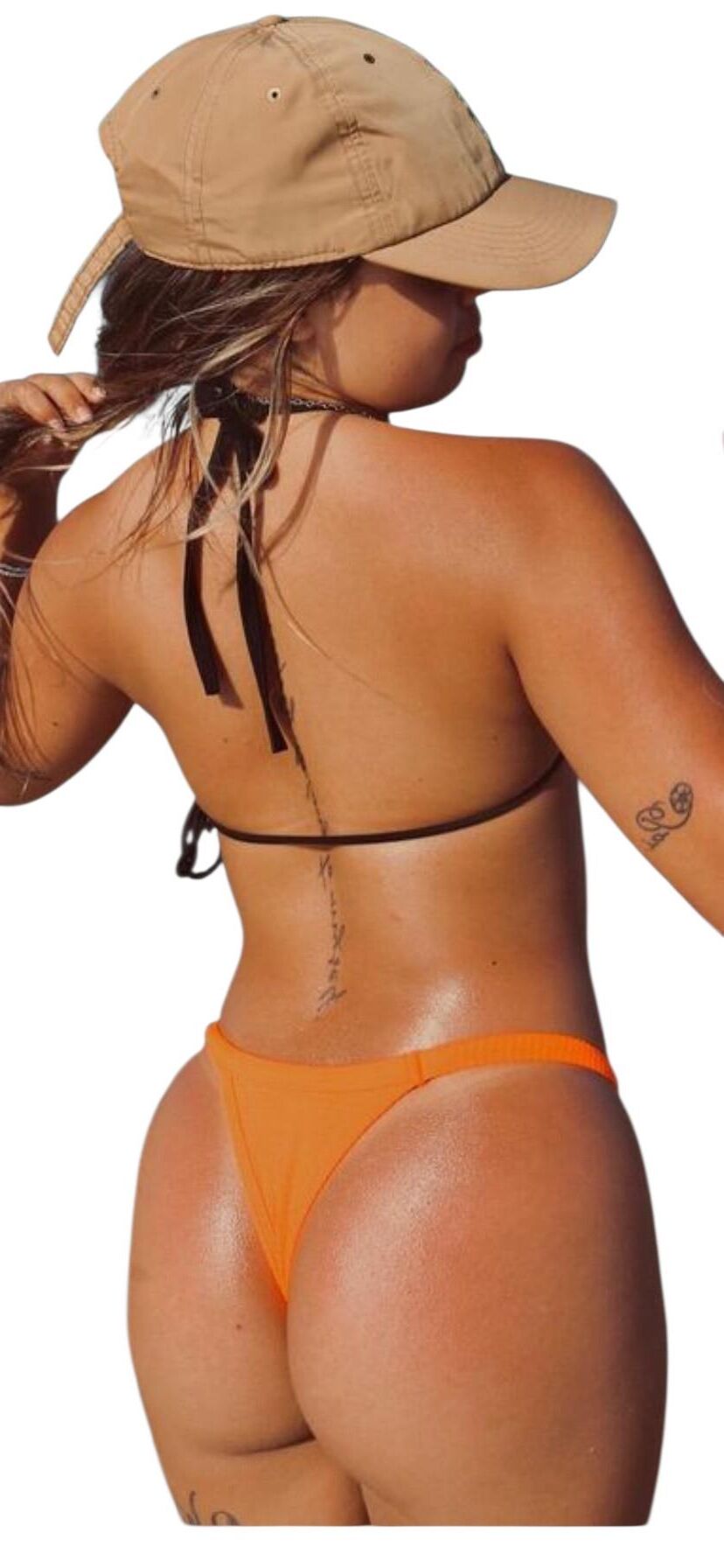 Latina süße große Butt -Aufkleber
