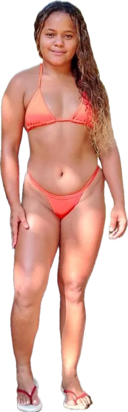Latina süße große Butt -Aufkleber