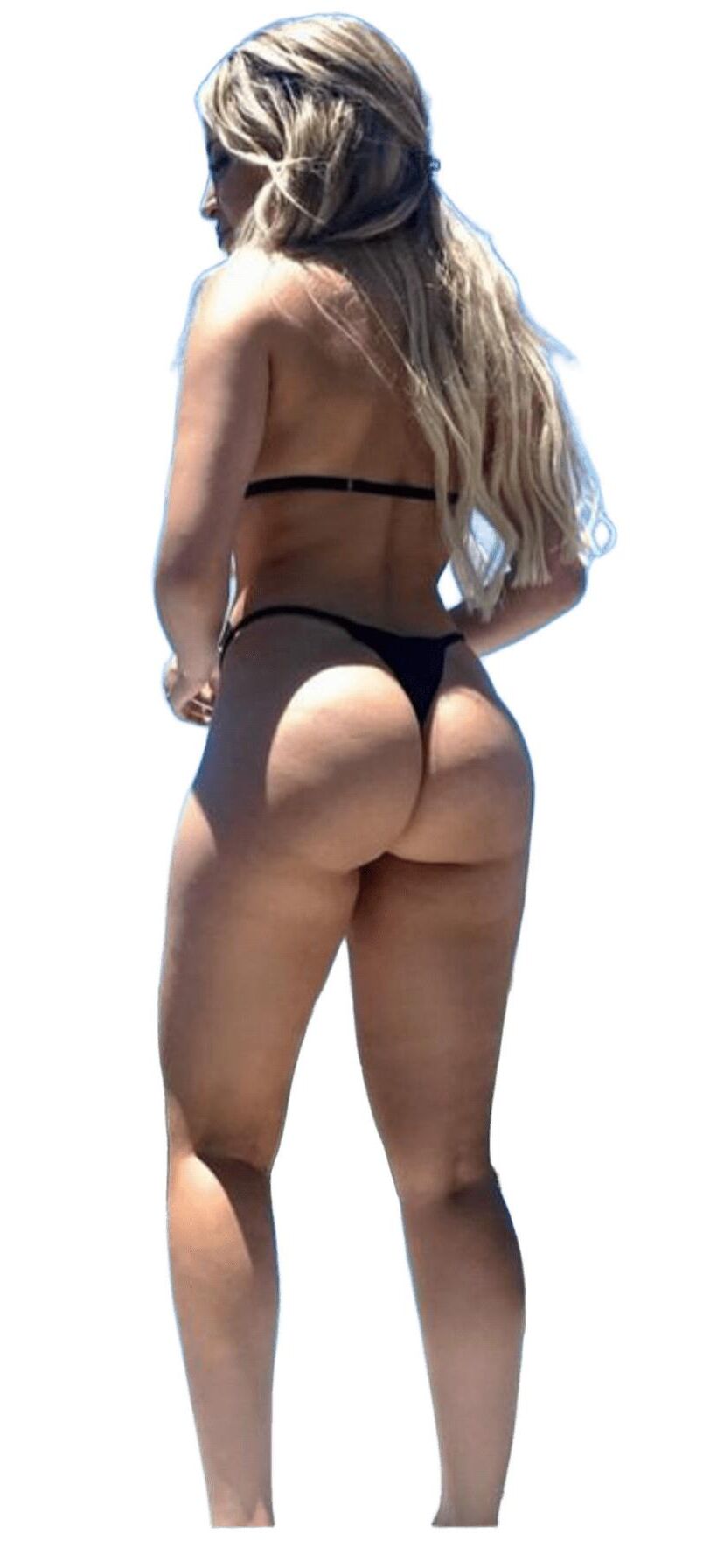 Latina süße große Butt -Aufkleber