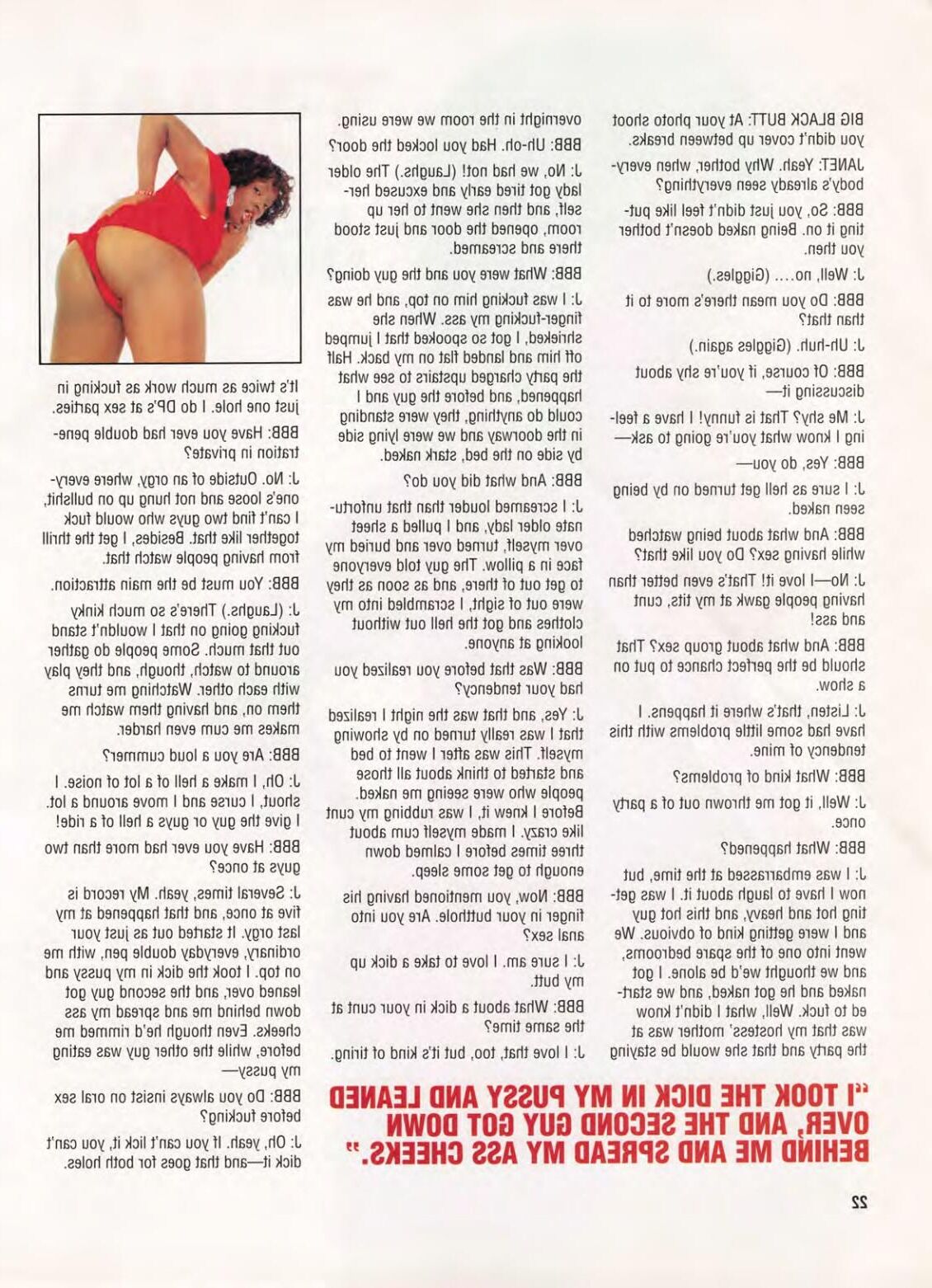 Big Black Butt Magazine fevereiro