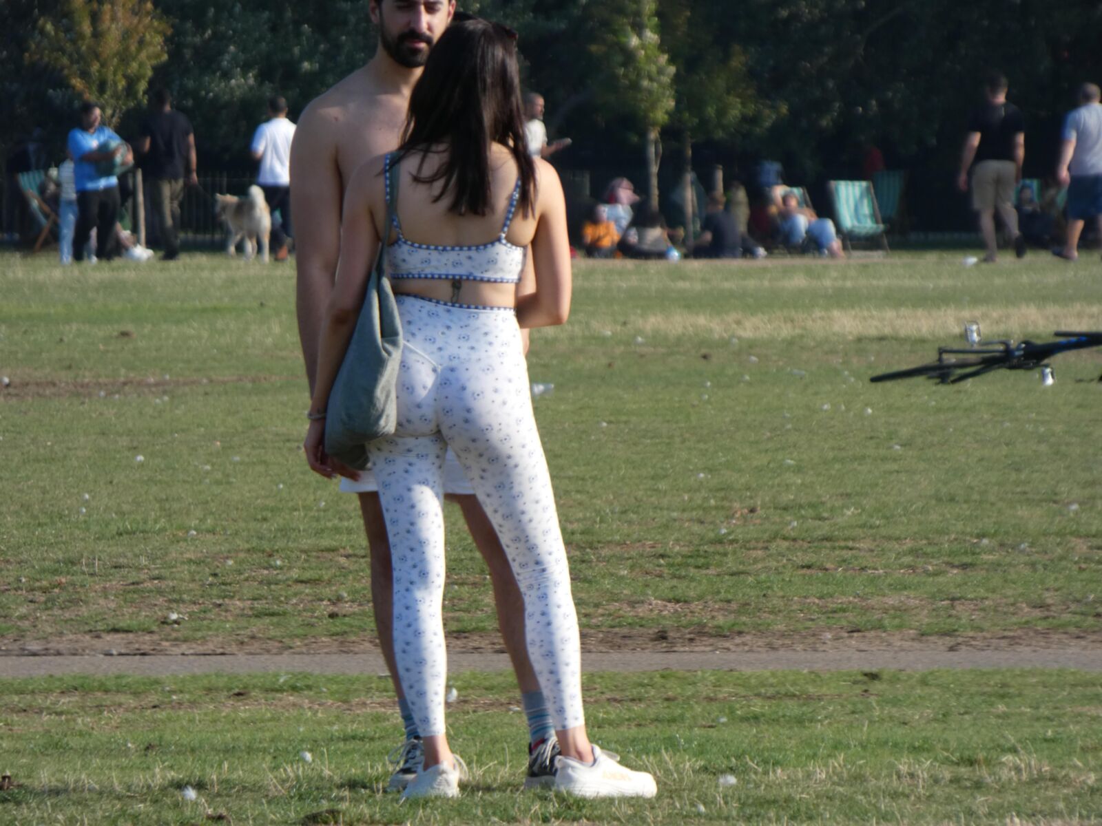 Fleckig spandex