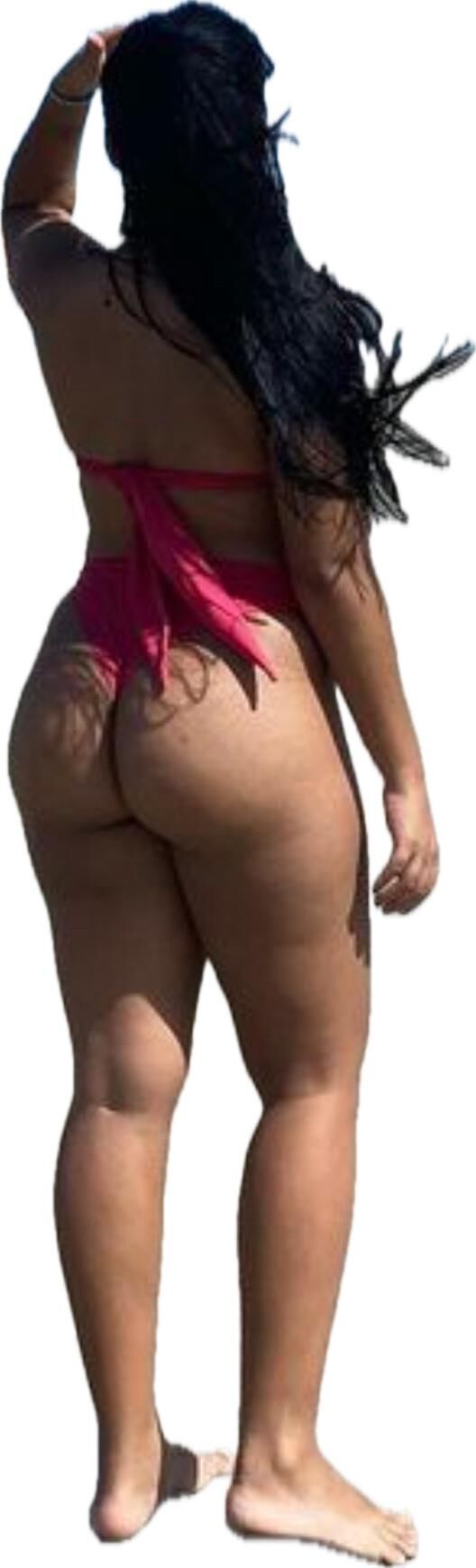 Latina süße große Butt -Aufkleber