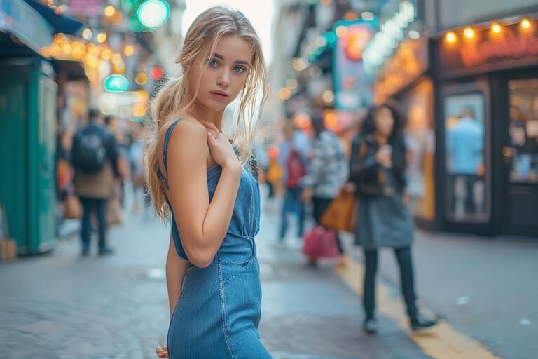 Mujeres jóvenes en una ciudad sin baños públicos