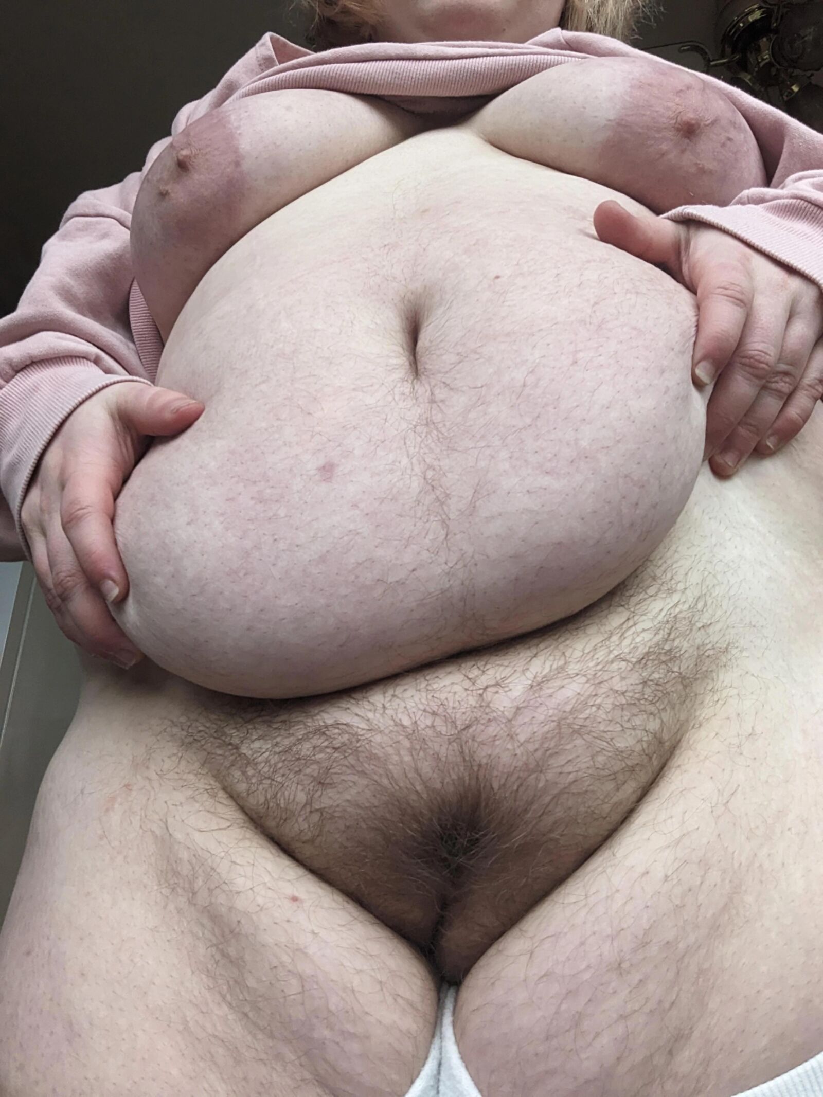 Hairy Faye's pussy.