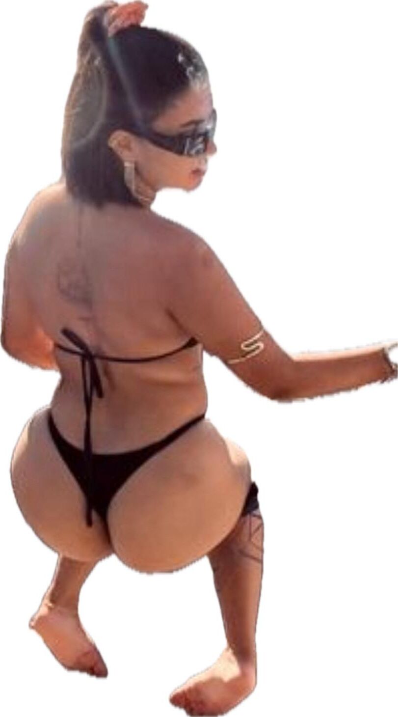 Latina süße große Butt -Aufkleber
