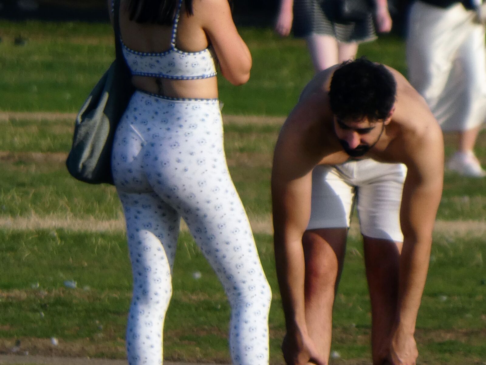Fleckig spandex