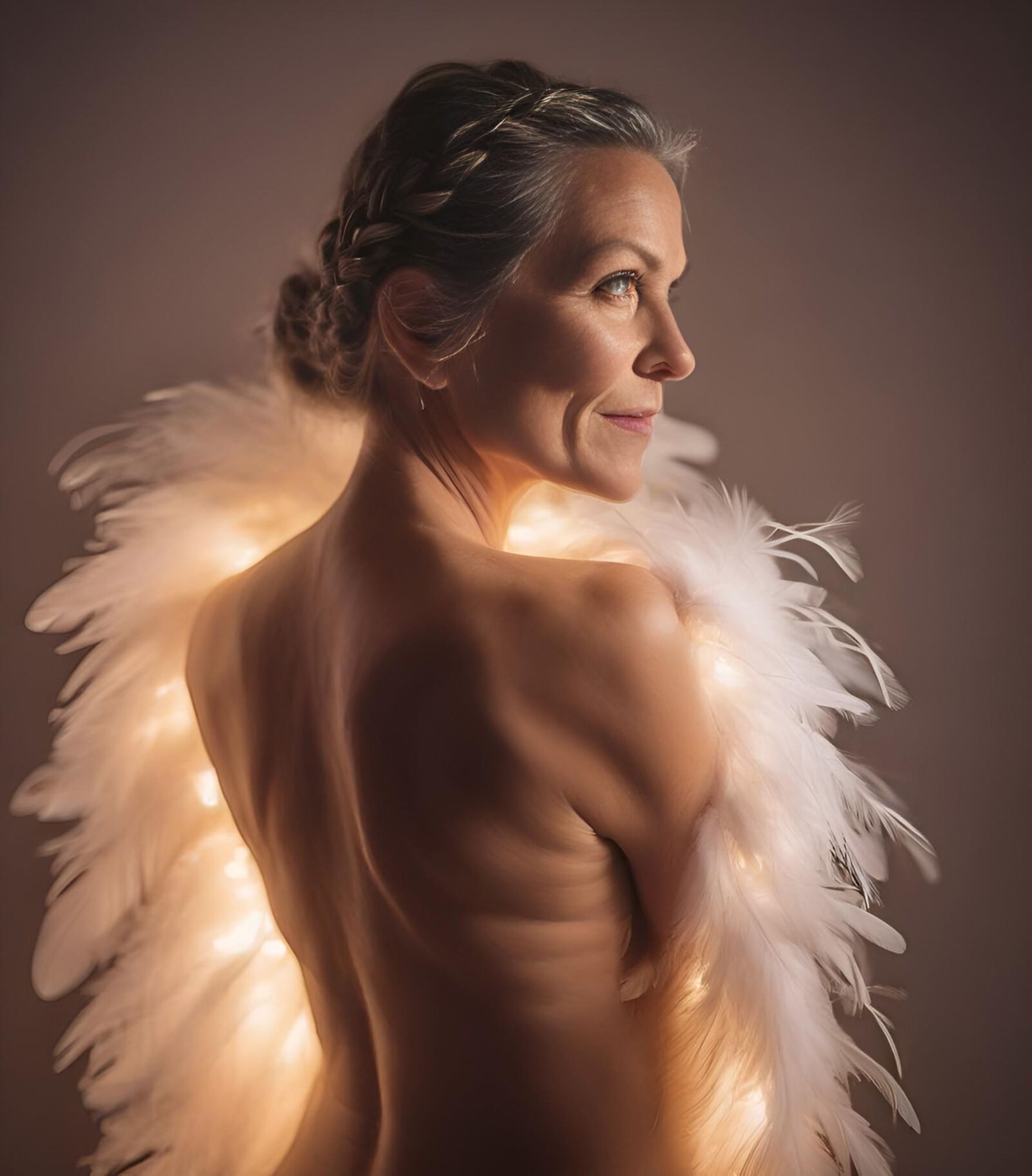 AI GRANNY feathers