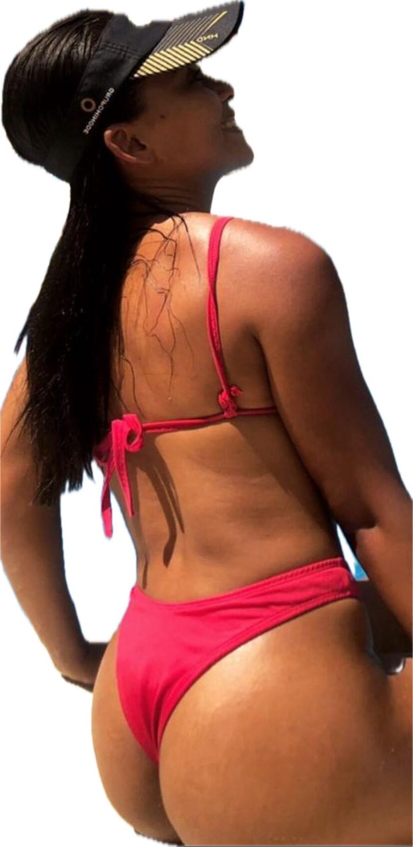 Latina süße große Butt -Aufkleber