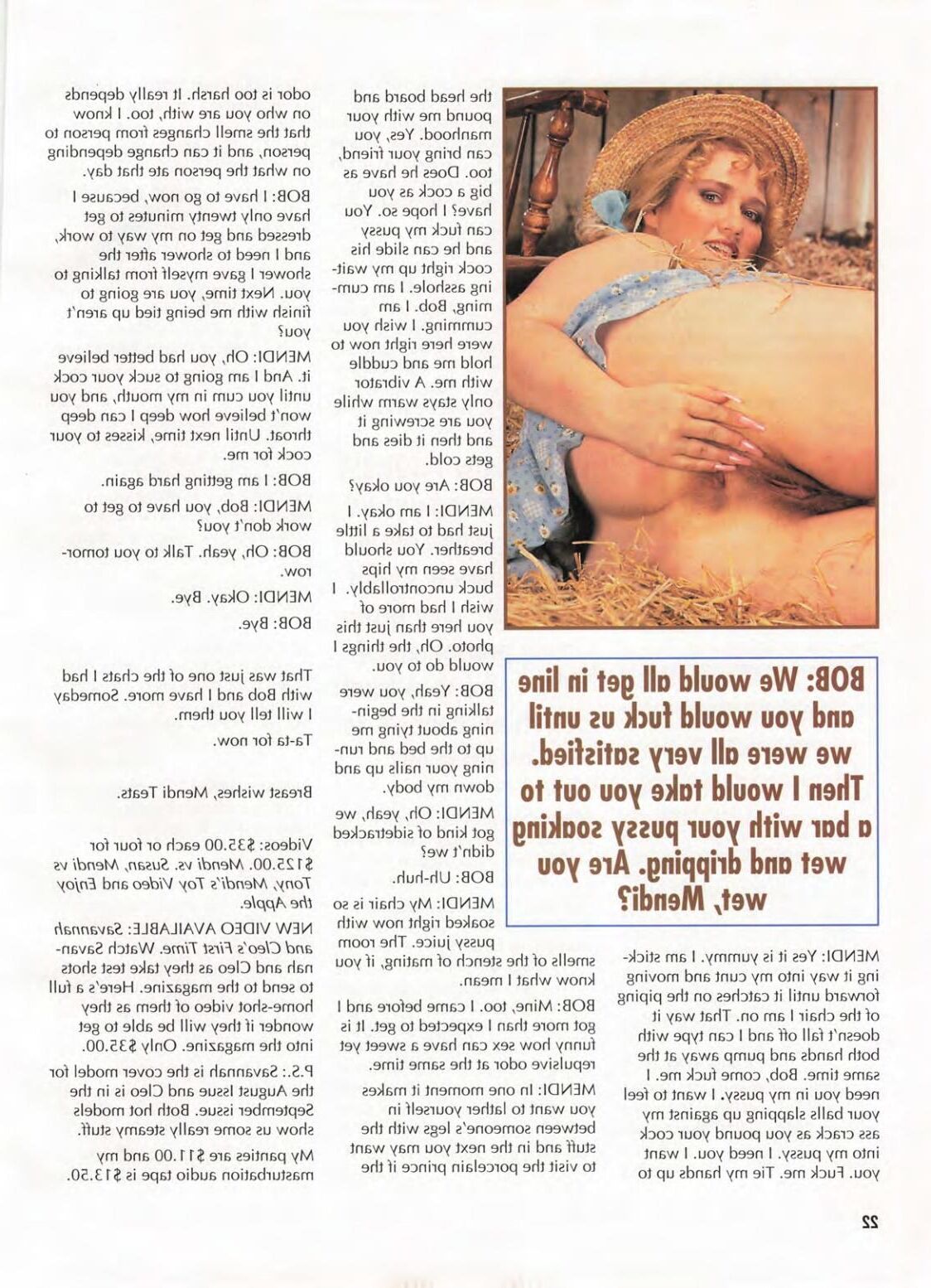 Big Butt Magazine de outubro