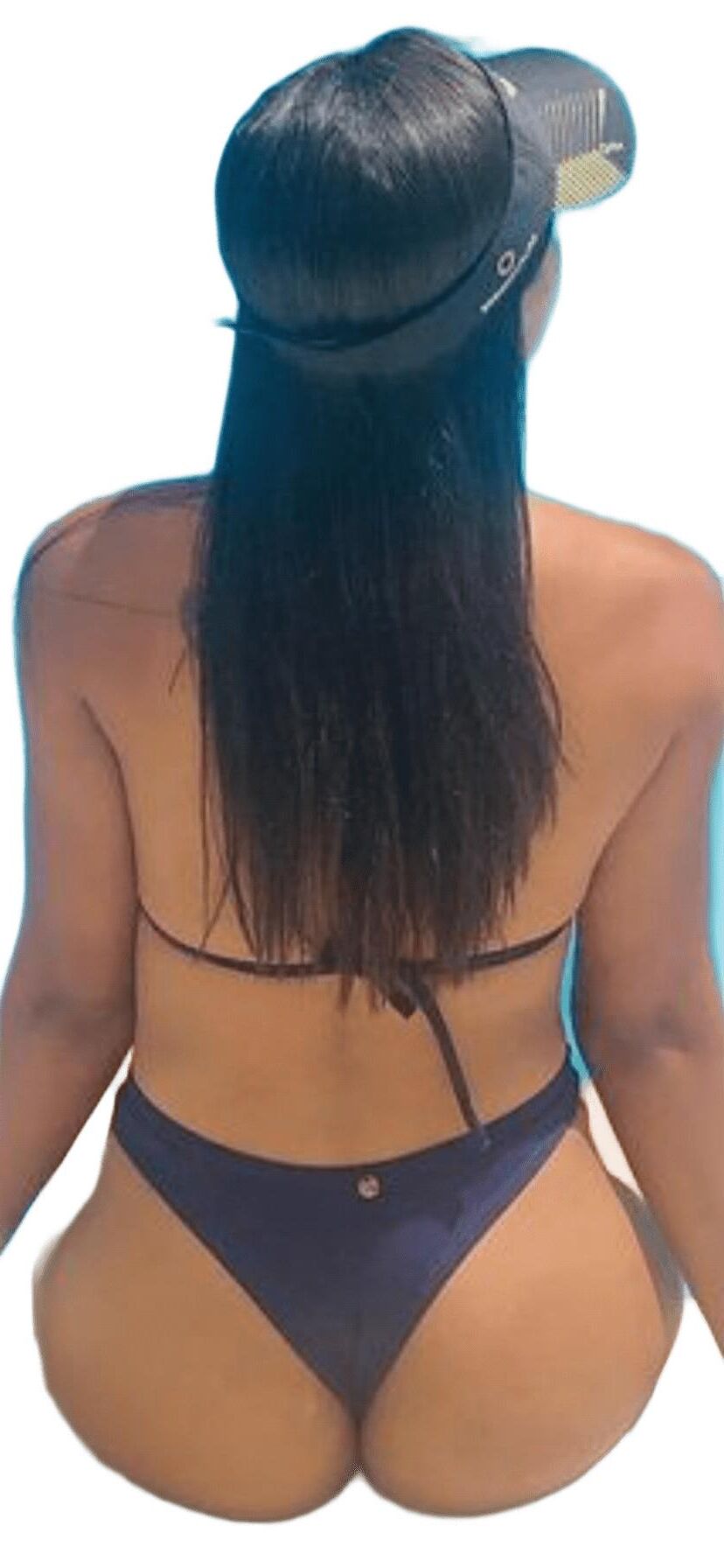 Latina süße große Butt -Aufkleber