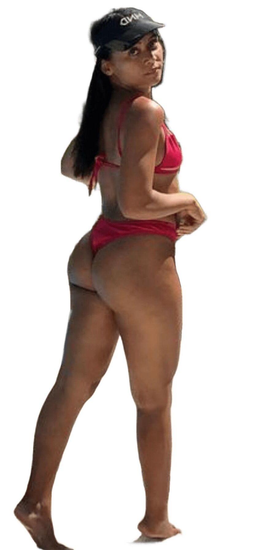 Latina süße große Butt -Aufkleber