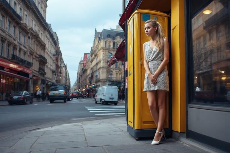 Mujeres jóvenes en una ciudad sin baños públicos