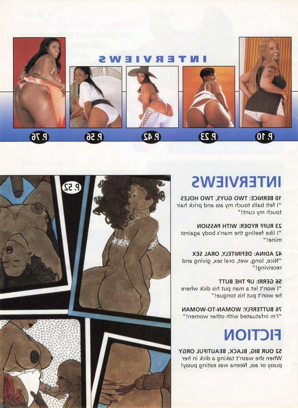Big Black Butt Magazine Dezember