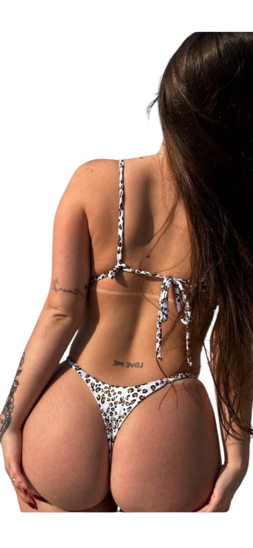 Latina süße große Butt -Aufkleber