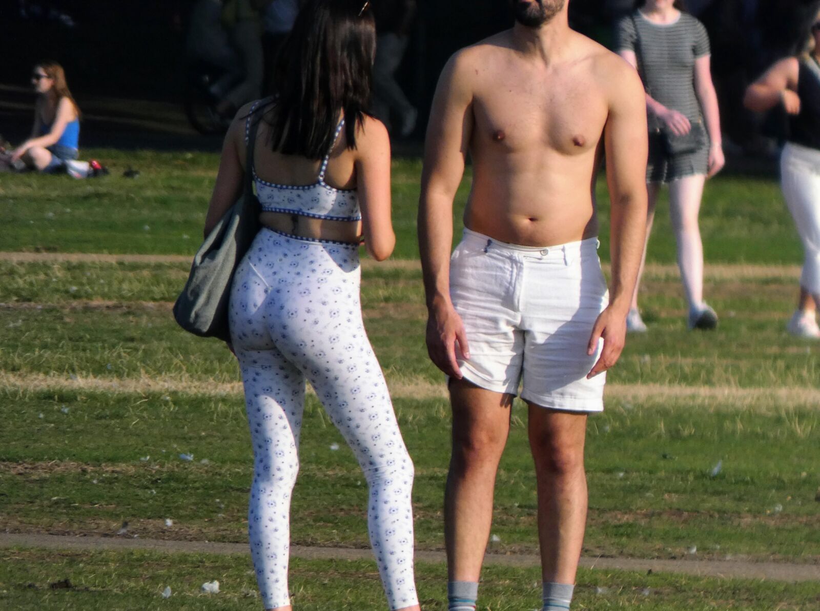 Fleckig spandex