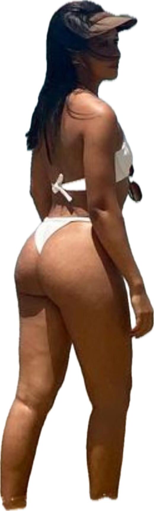 Latina süße große Butt -Aufkleber