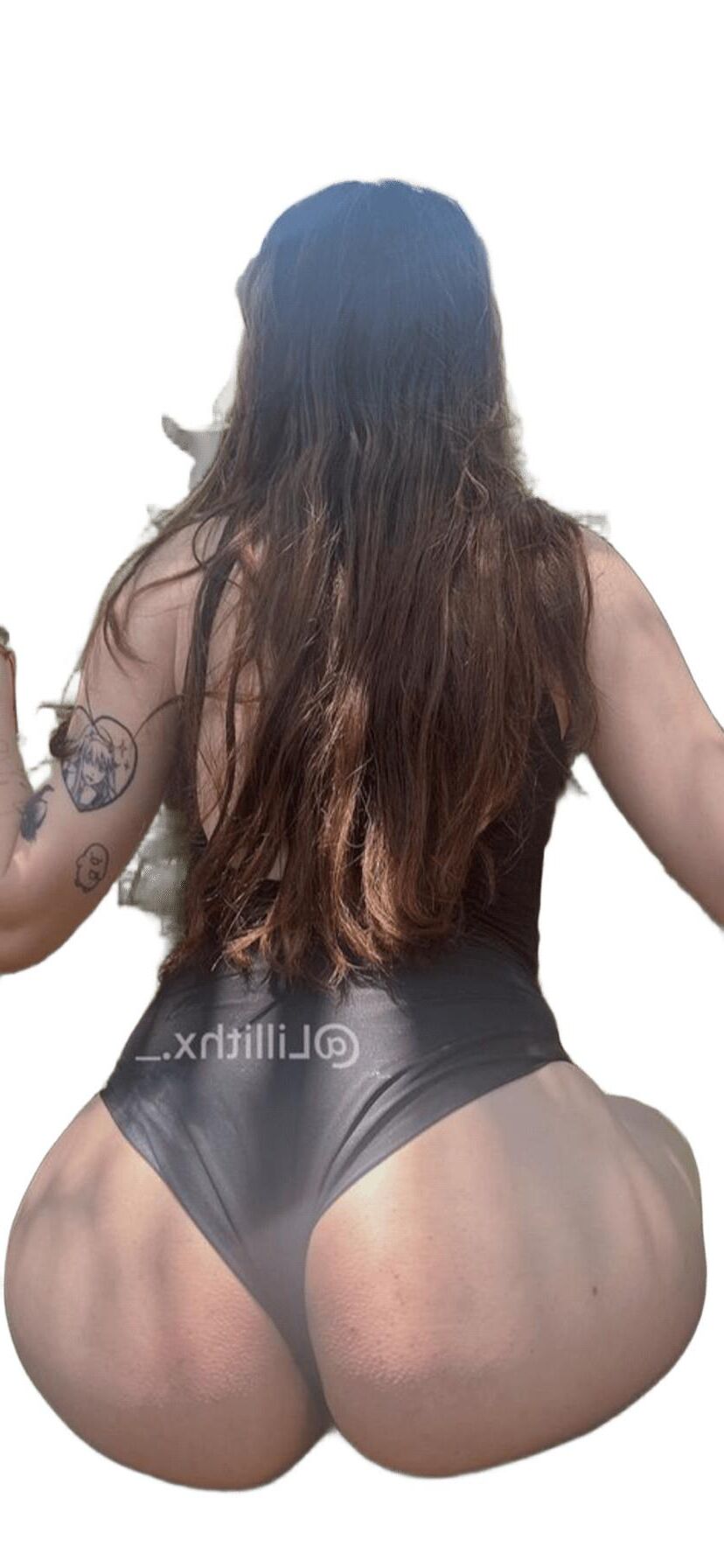 Latina süße große Butt -Aufkleber