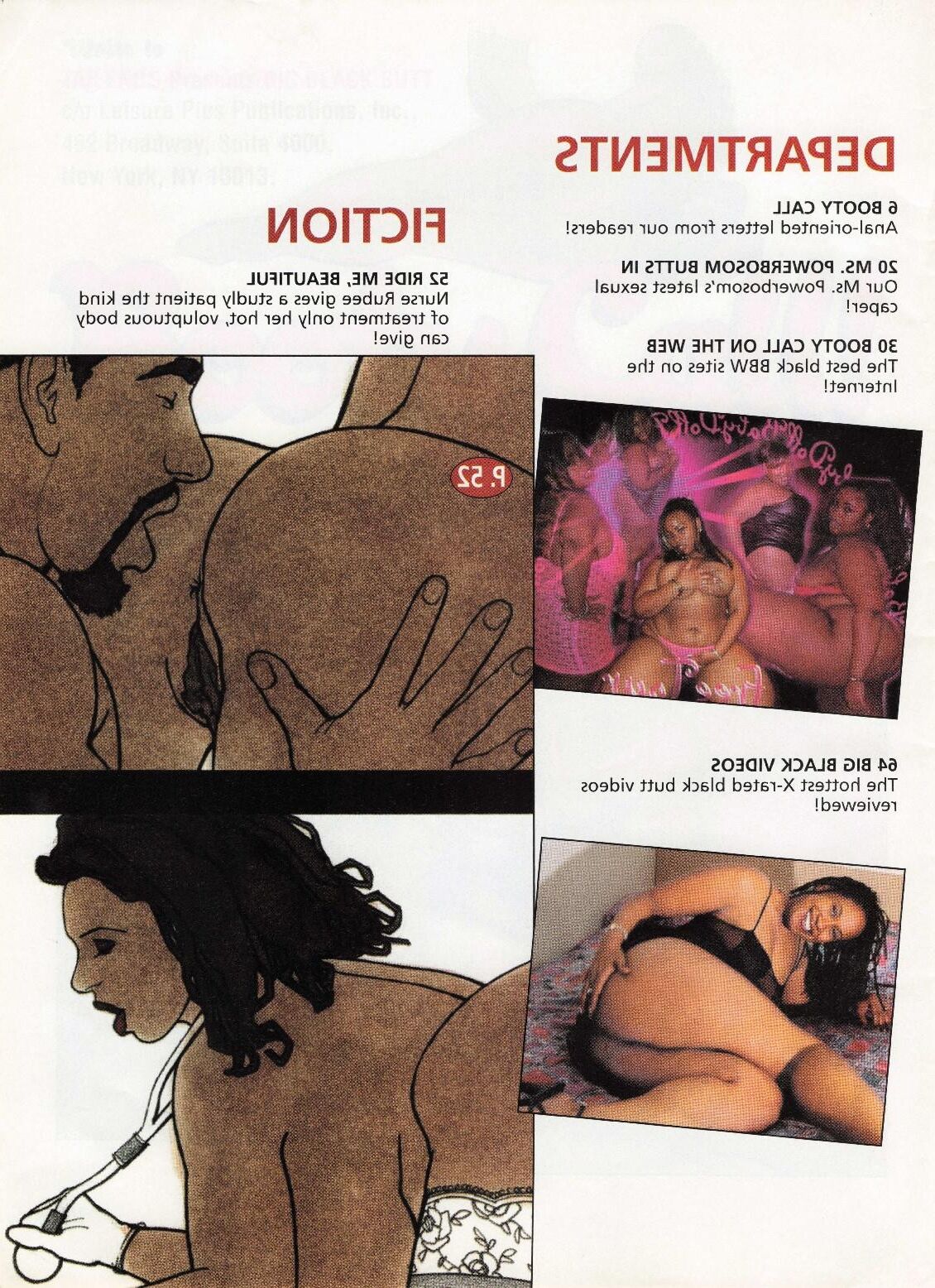 Big Black Butt Magazine May