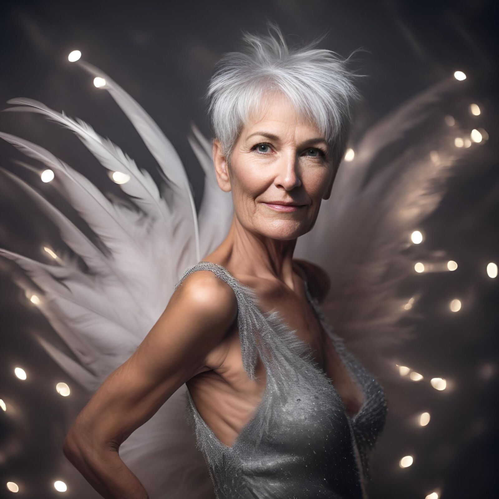 AI GRANNY feathers