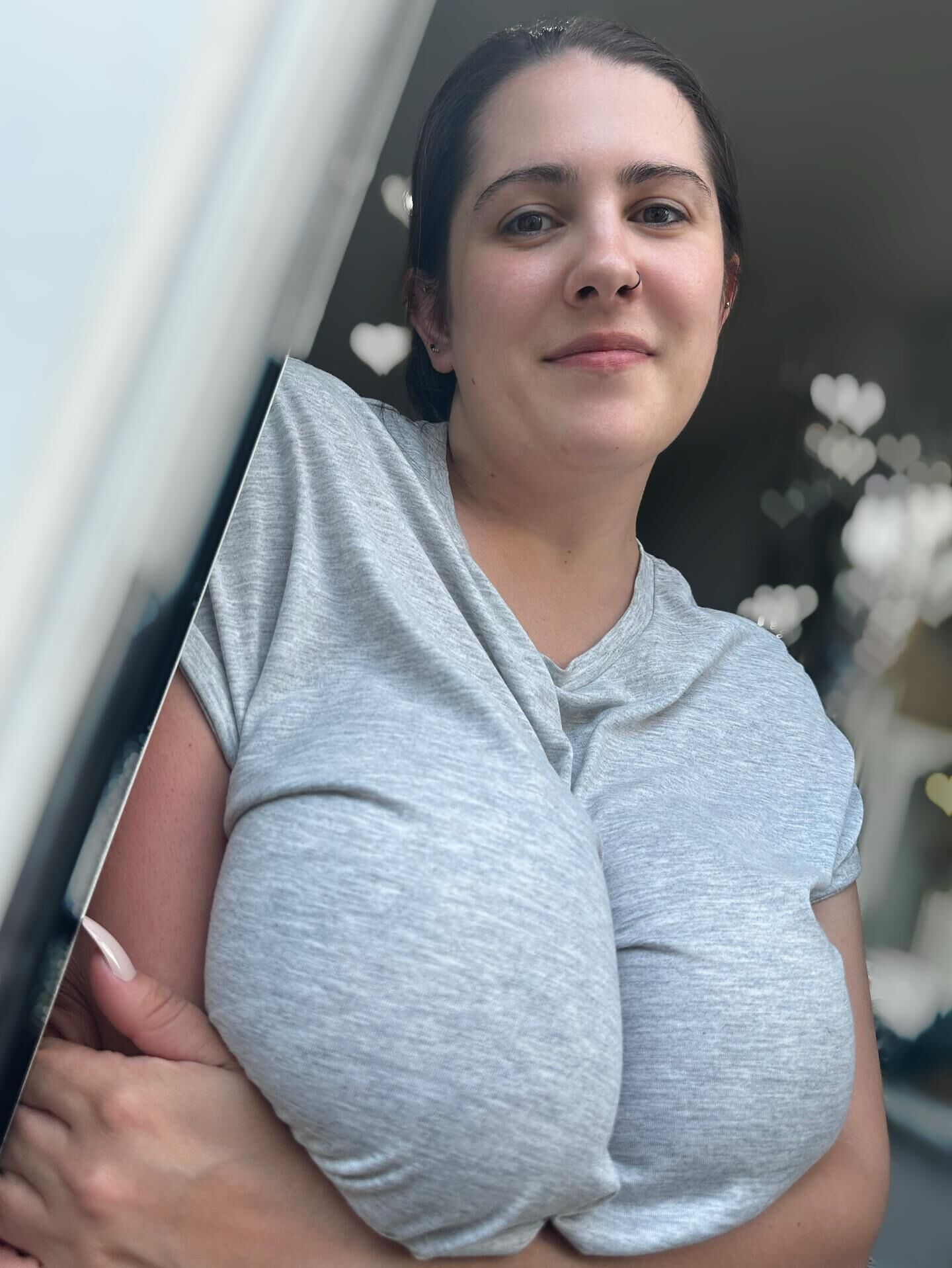Mamães delicados (decote sorridente)