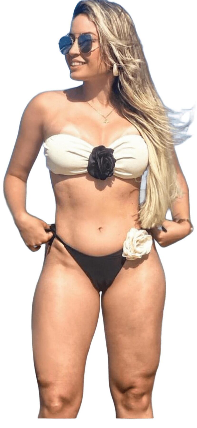 Latina süße große Butt -Aufkleber