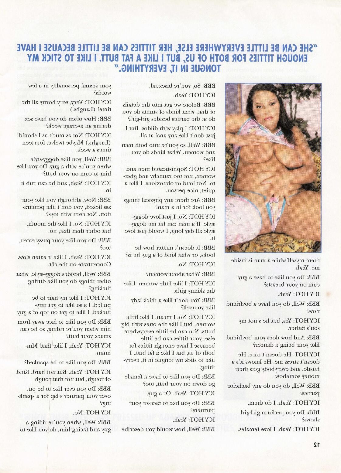 Big Black Butt Magazine May