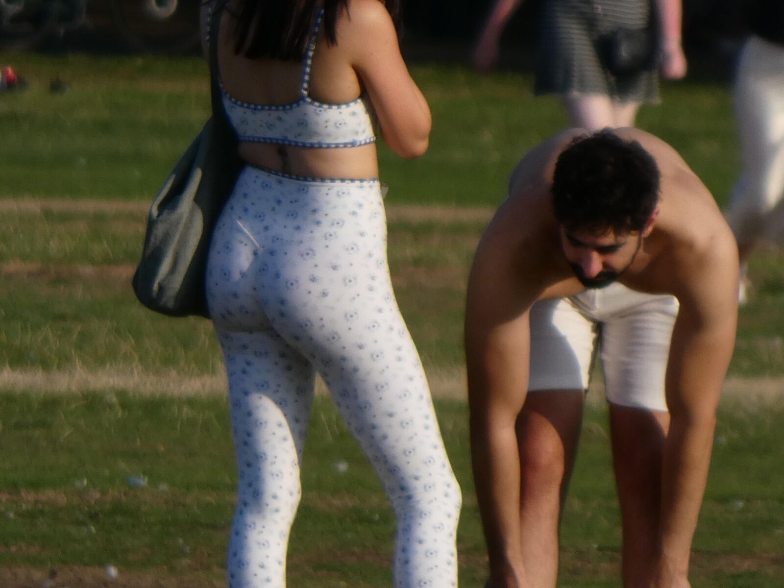 Fleckig spandex