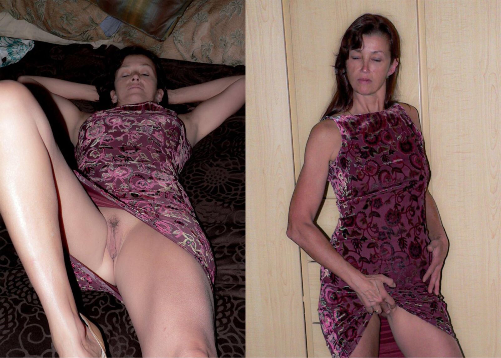Esposa vestida desnuda