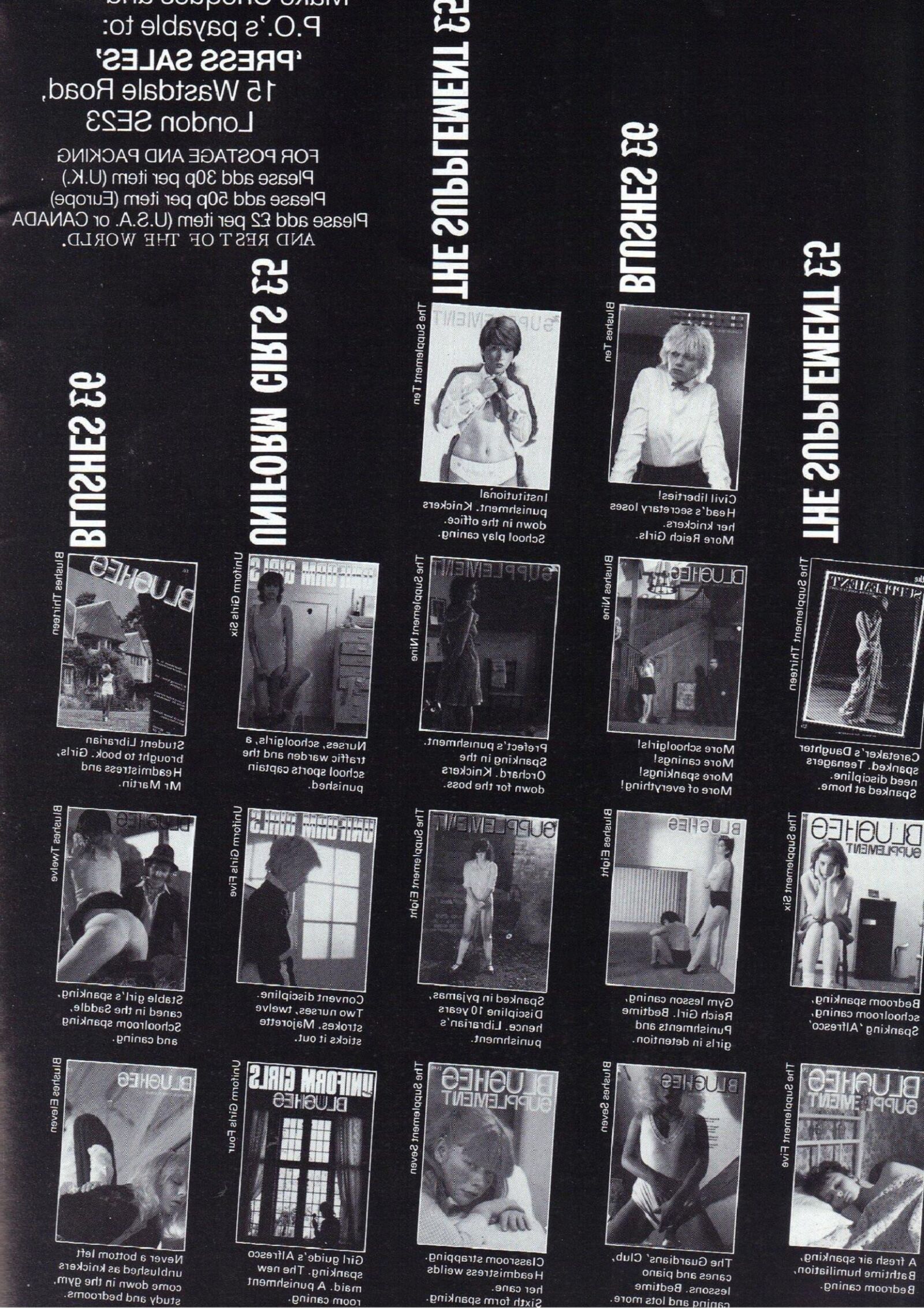 Retro Spanking Blushes Issue completo