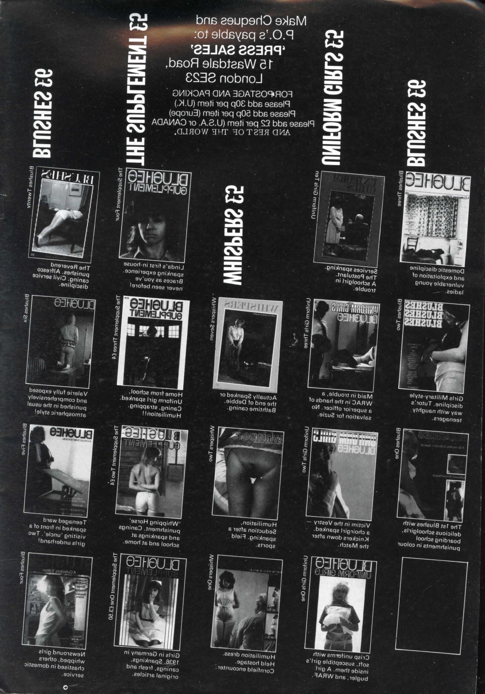 Retro Spanking Blushes Issue completo