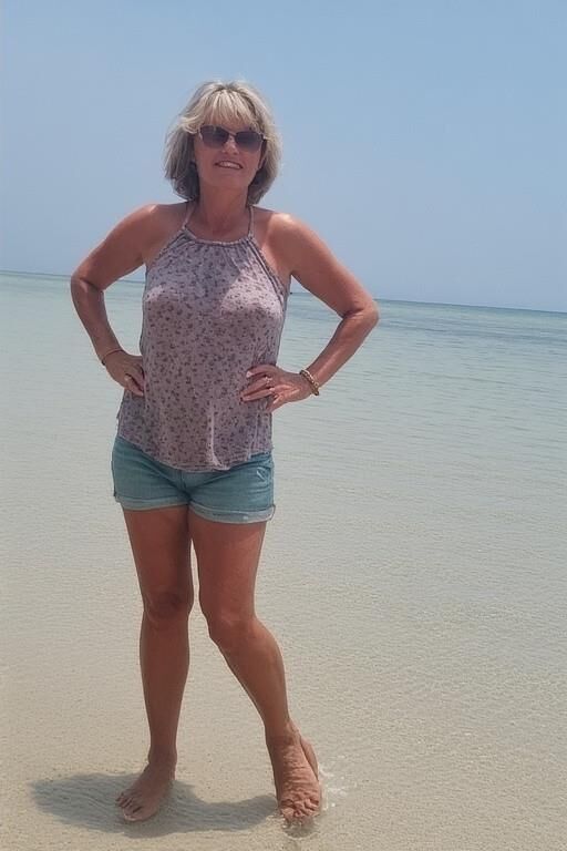 Verschiedene Frauen im Urlaub