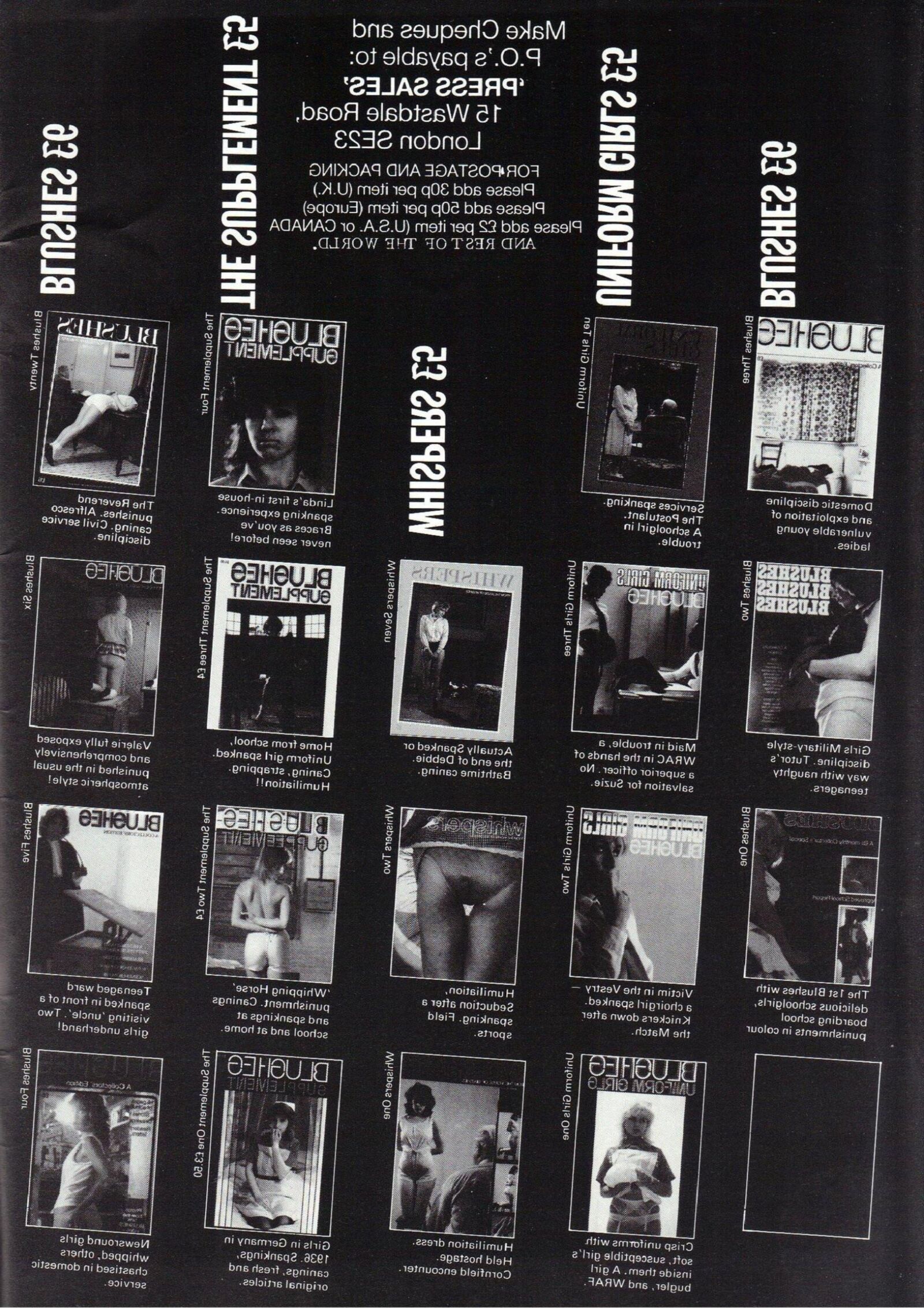 Retro Spanking Blushes Issue completo
