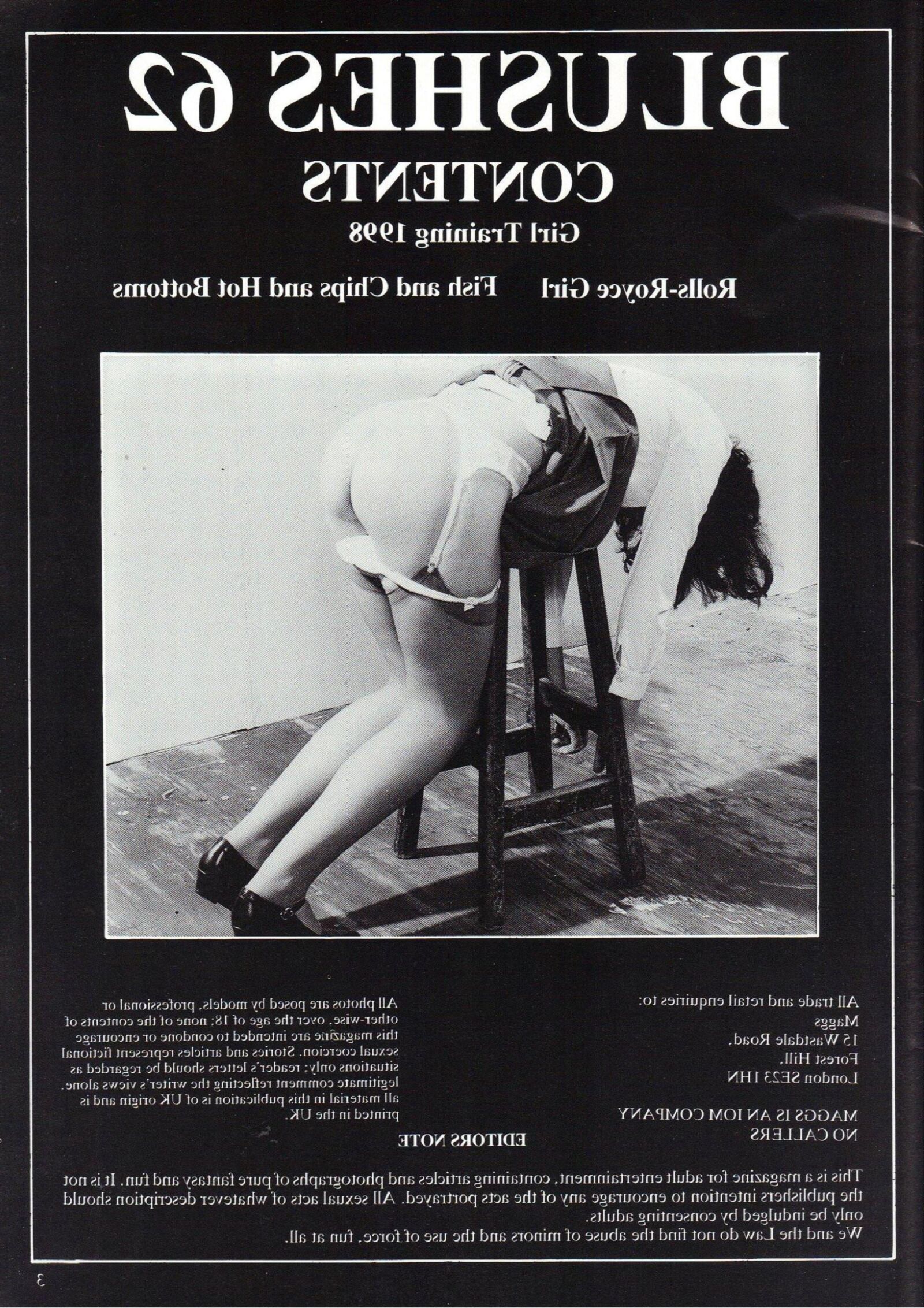 Retro Spanking Blushes Issue completo