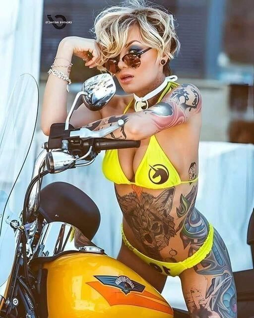 Eu dirijo Harley, uísque chug e como buceta
