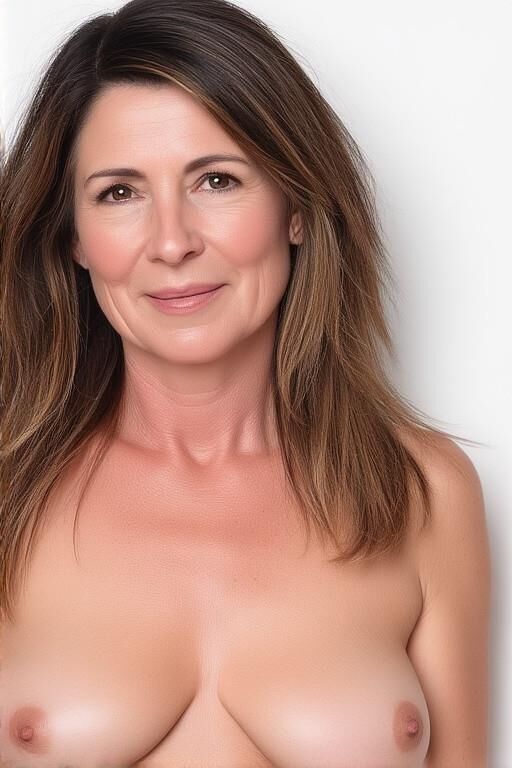 Topless reife Frauen