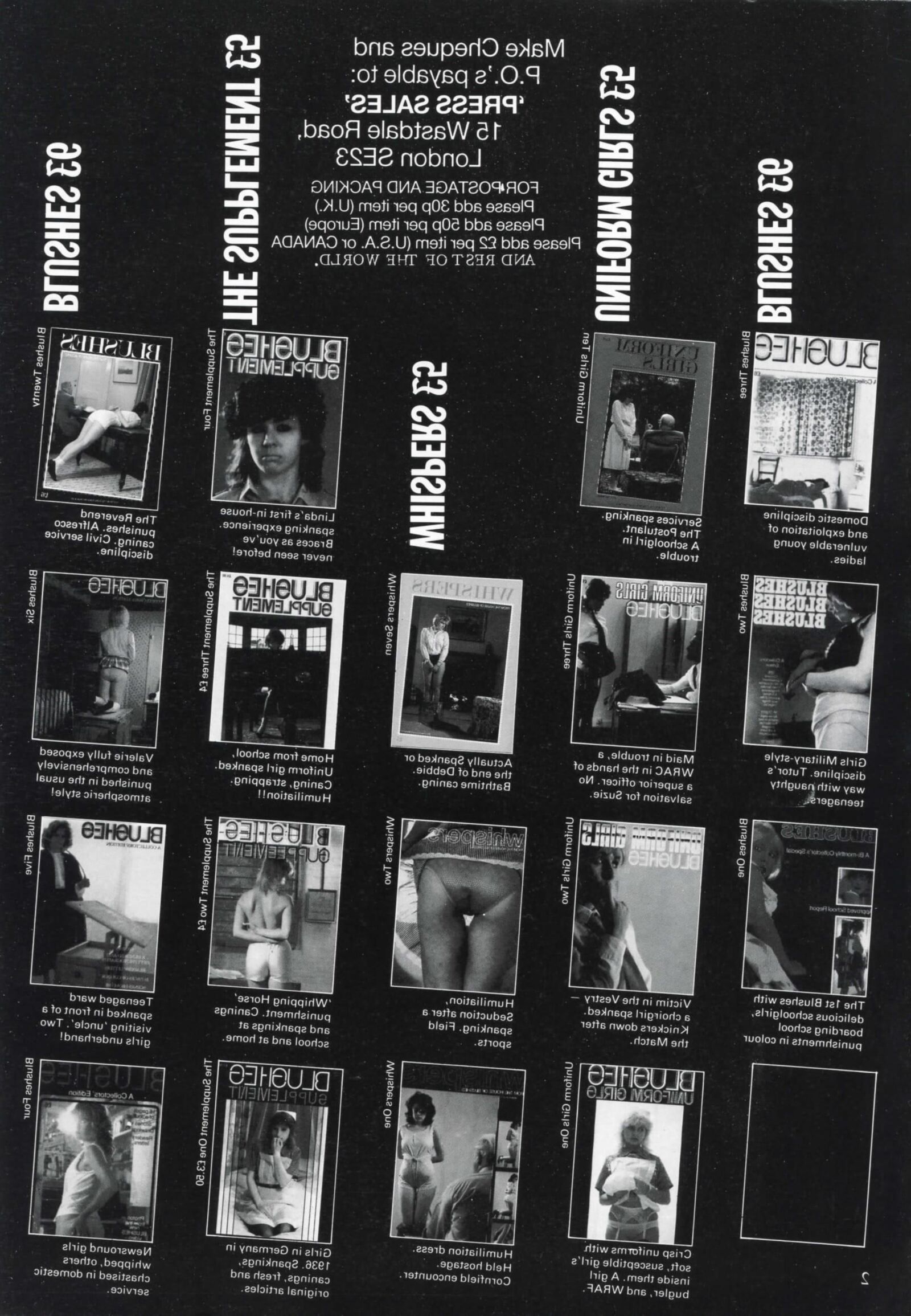 Retro Spanking Blushes Issue completo