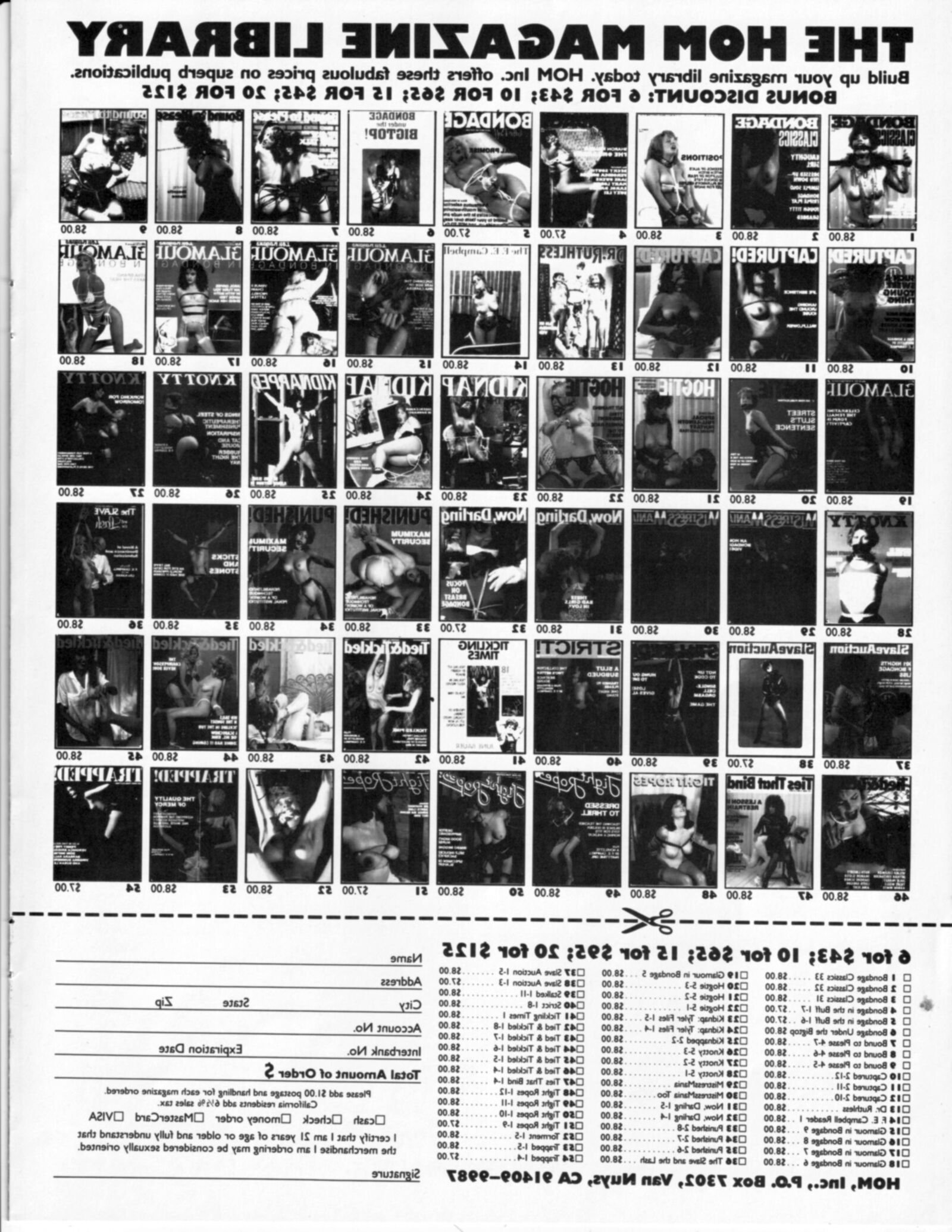 Vintage Bondage Magazine maintenant, chérie